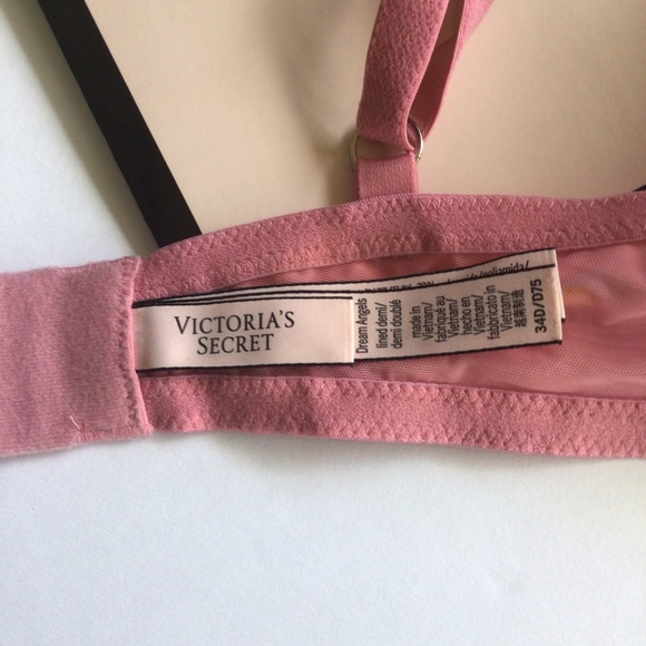 VICTORIAS SECRET DREAM ANGELS LINED DEMI BRA SIZE 34 D - Picture 12 of 16